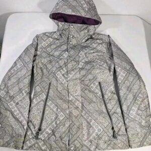 Burton Dryride The White Collection Floral Women's Ski Snowboard Jacket Size XS